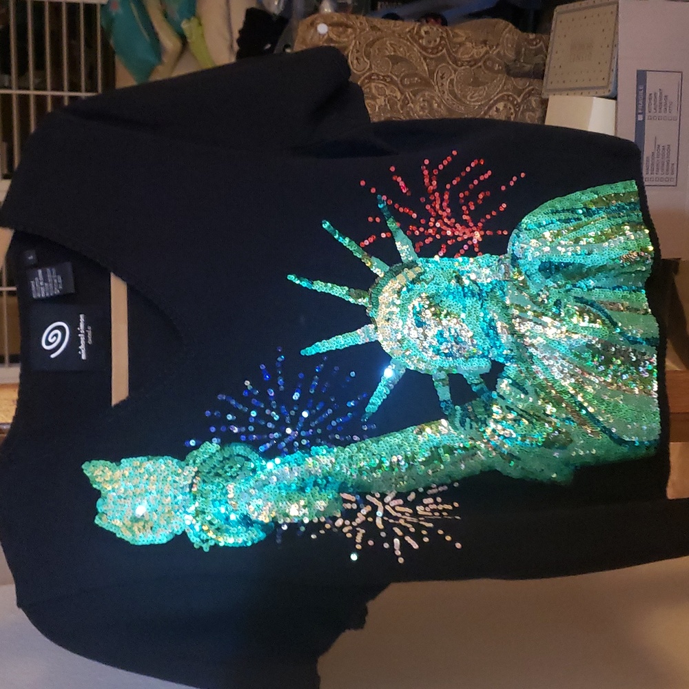 Michael Simon L RARE Statue of Liberty Wearable Art